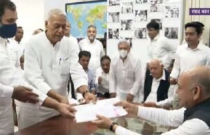 রাষ্ট্রপতি পদে মনোনয়ন পেশ করলেন বিরোধী প্রার্থী যশোবন্ত সিনহা