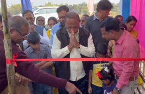 ধলাই সমষ্টির বড়জালেঙ্গা উন্নয়ন খণ্ডে ৩ টি নবনির্মিত অঙ্গনওয়াড়ি কেন্দ্রের ভবনের উদ্বোধন মন্ত্রীর