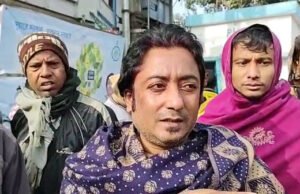 নদীয়ায় বালি বোঝাই লরির চাকায় পিষ্ট হয়ে বৃদ্ধের মৃত্যু