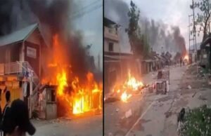ফের সংঘর্ষ মণিপুরে, জ্বালিয়ে দেওয়া হল কেন্দ্রীয় রাষ্ট্রমন্ত্রীর বাড়ি
