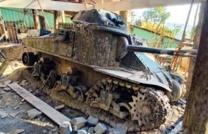 অবহেলায় পড়ে দ্বিতীয় বিশ্বযুদ্ধের ব্রিটিশ ট্যাঙ্ক